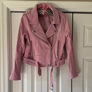 EUC Blank NYC Suede Moto Jacket